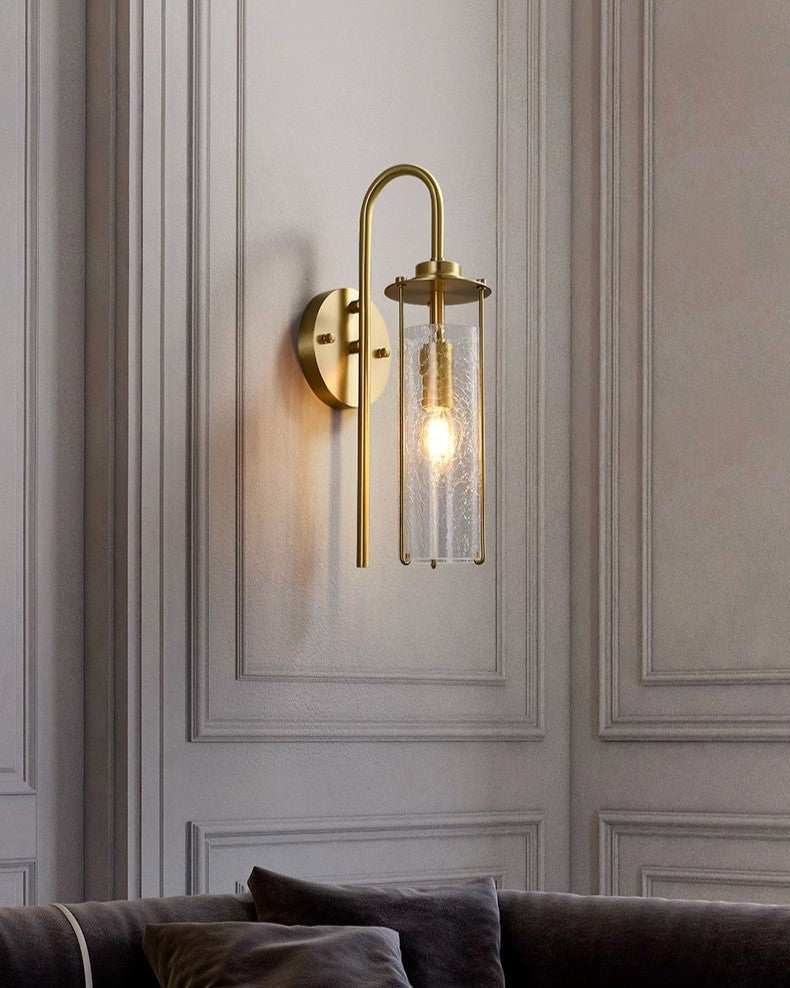 Luxury Avner Clear Crystal Wall Light